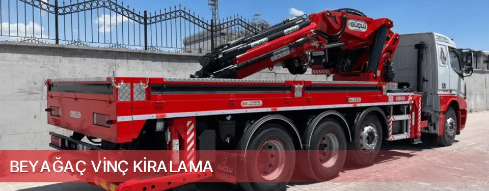 Beyağaç İlçemi Vinç Kiralama